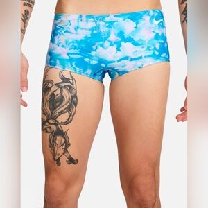 Nike Men's Hydrastrong Swim Multiprint Square Leg Brief